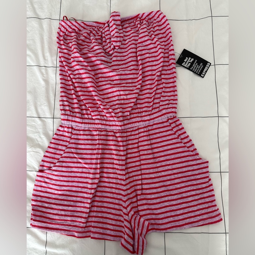 Express Strapless Romper